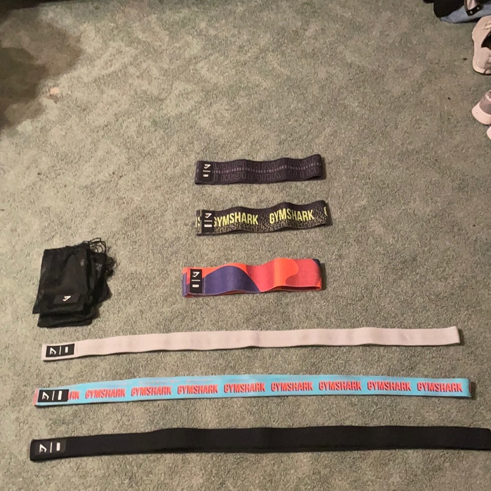 Gymshark resistance bands brand new !!